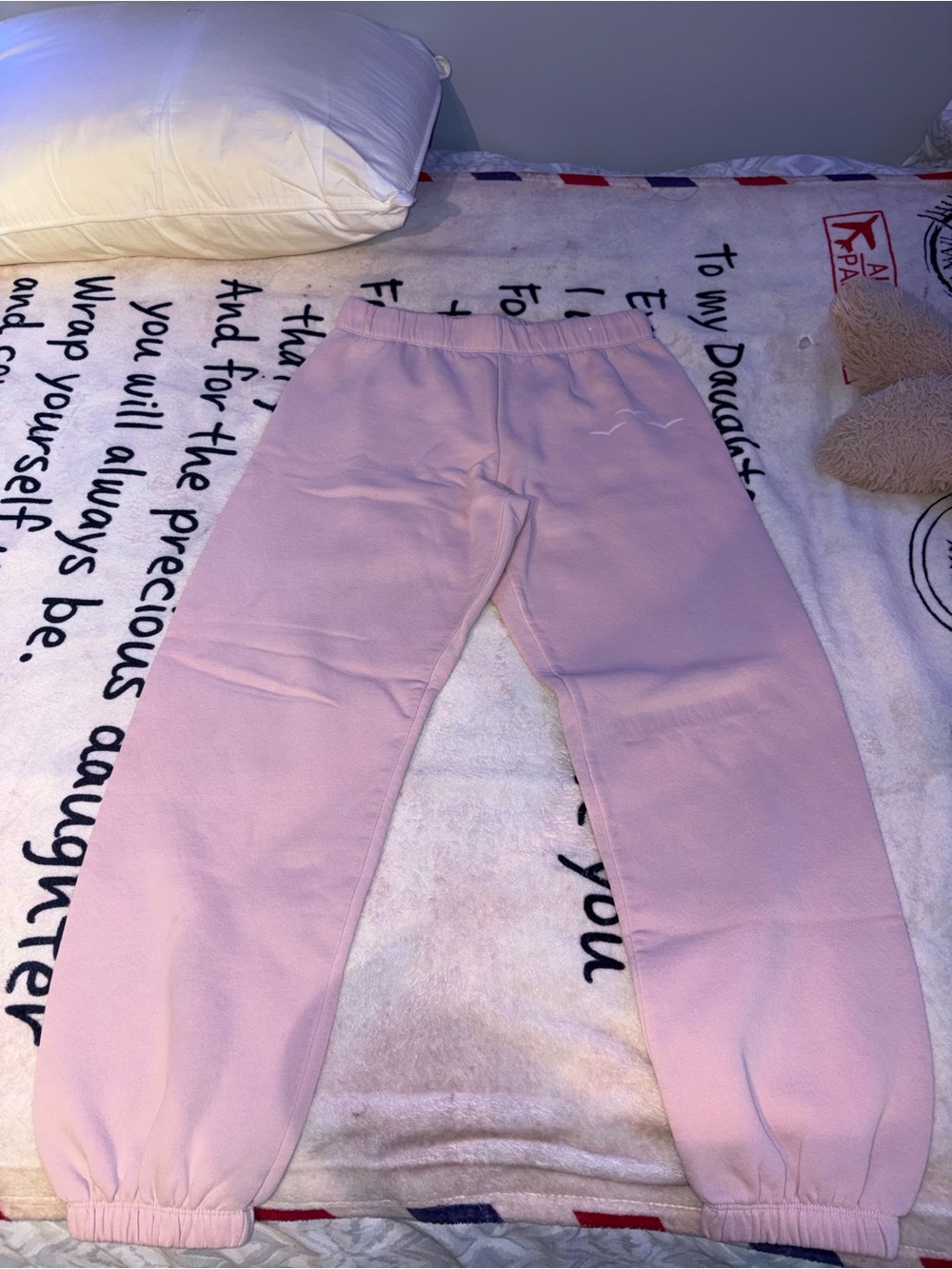 Light pink sweatpants